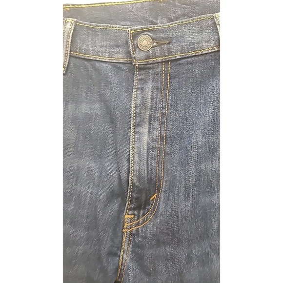 Levis 559 Jeans Mens Tag 38X36 Measures 40X37 Relaxed Straight Blue Dark Wash - Picture 3 of 13